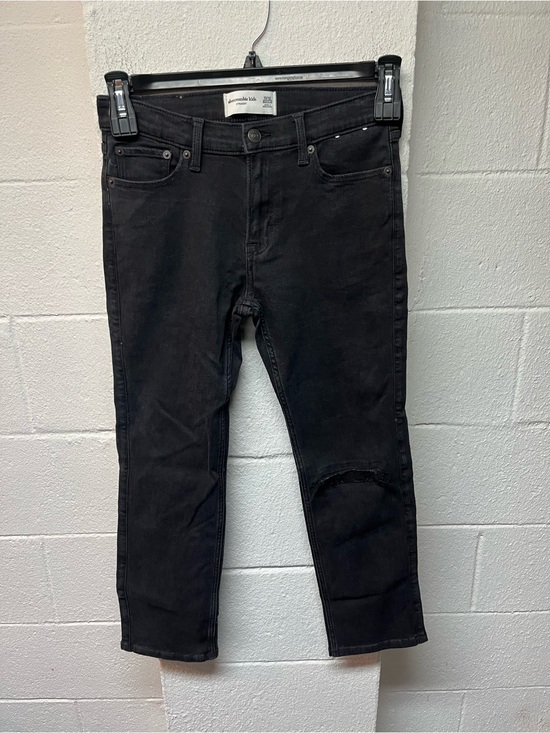 abercrombie kids Other - abercrombie kids Black Straight Jeans with Knee Detail